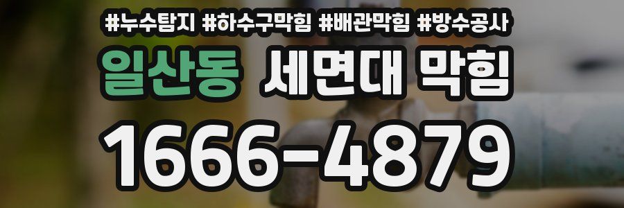 일산동 세면대 막힘