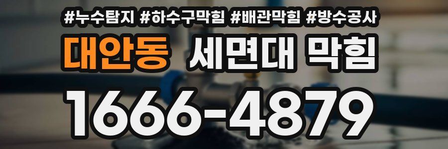대안동 세면대 막힘