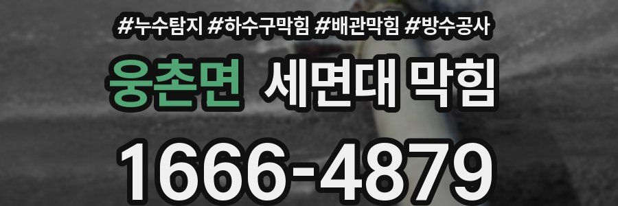 웅촌면 세면대 막힘