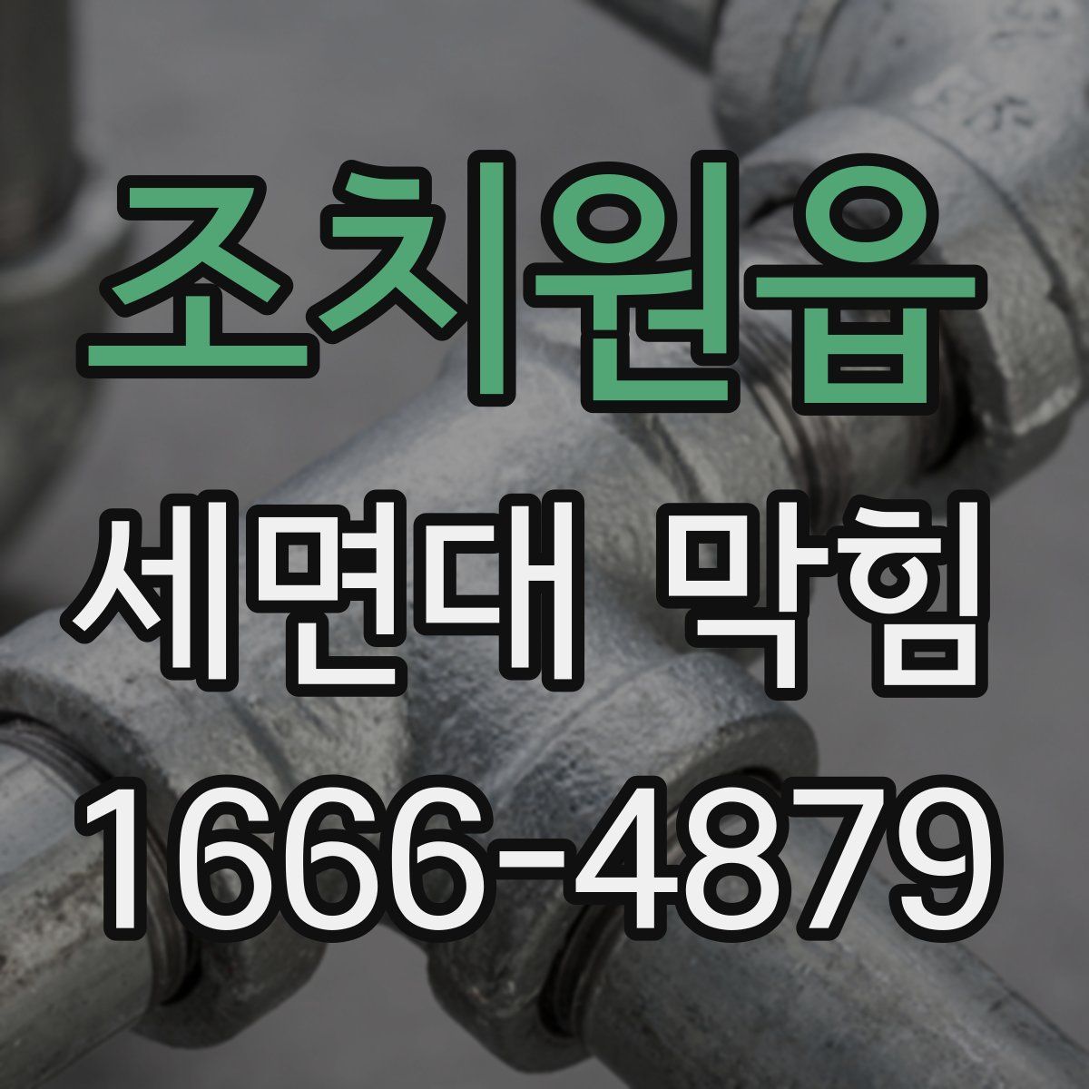 조치원읍 세면대 막힘