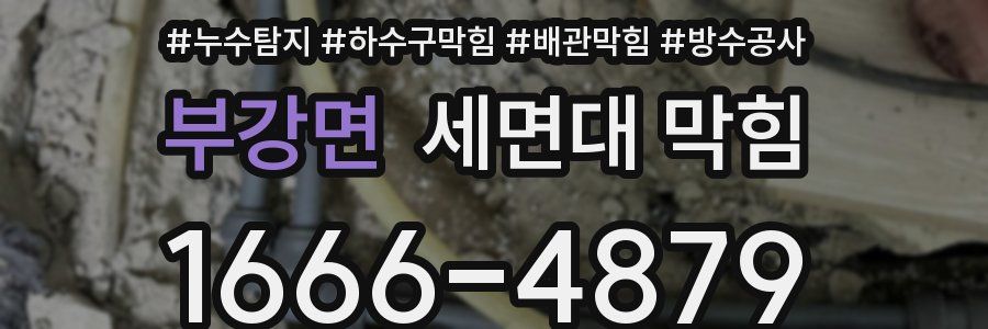 부강면 세면대 막힘