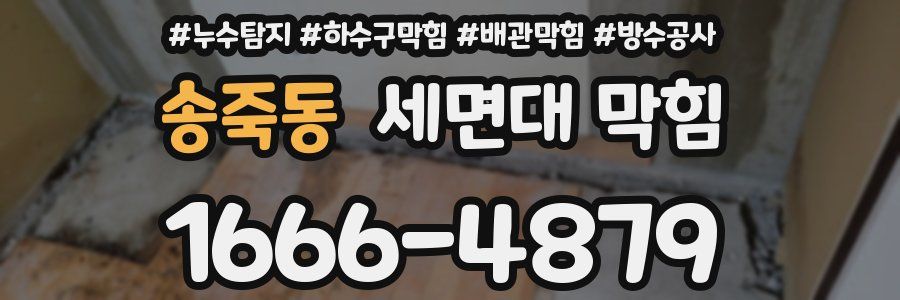 송죽동 세면대 막힘