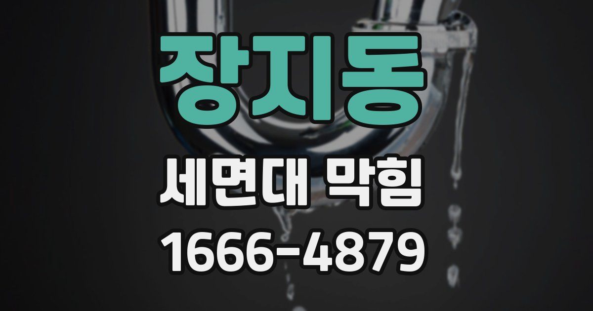 장지동 세면대 막힘