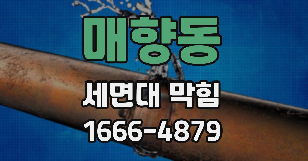 매향동 세면대 막힘