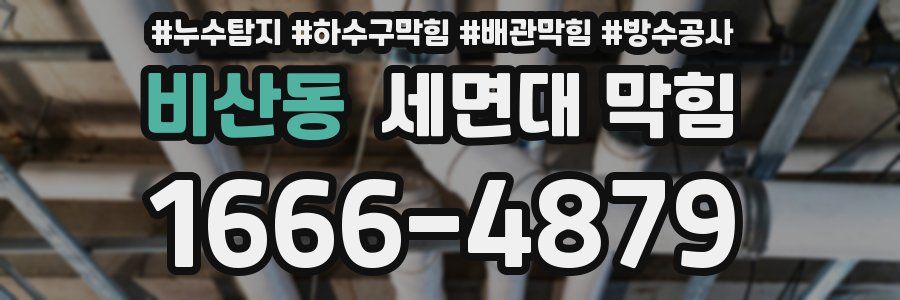 비산동 세면대 막힘