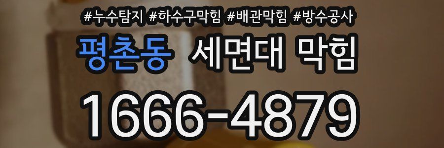 평촌동 세면대 막힘