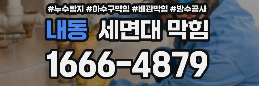 내동 세면대 막힘