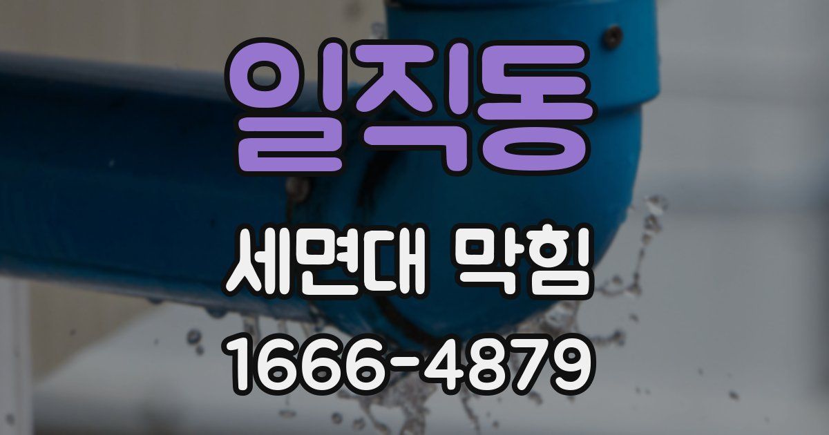 일직동 세면대 막힘