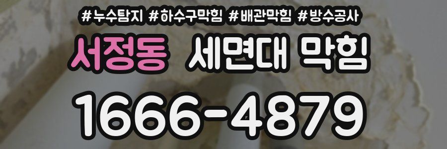 서정동 세면대 막힘