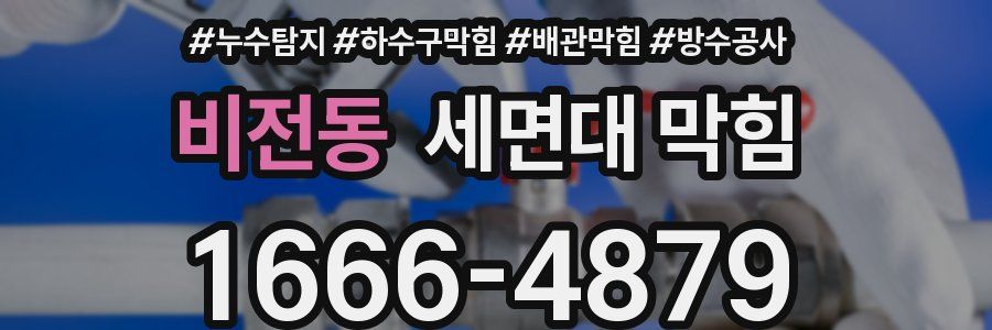 비전동 세면대 막힘