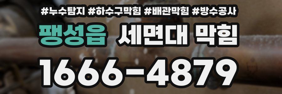 팽성읍 세면대 막힘