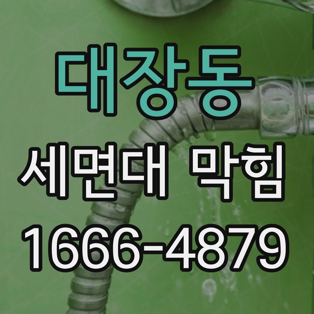 대장동 세면대 막힘