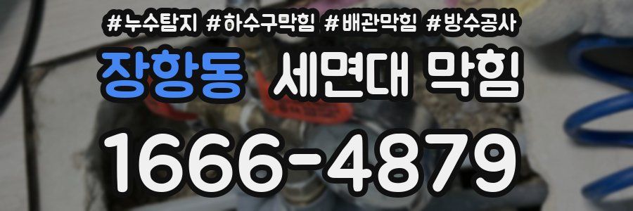 장항동 세면대 막힘