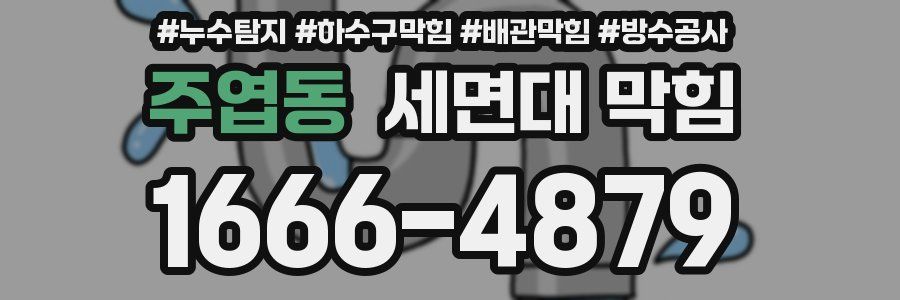 주엽동 세면대 막힘