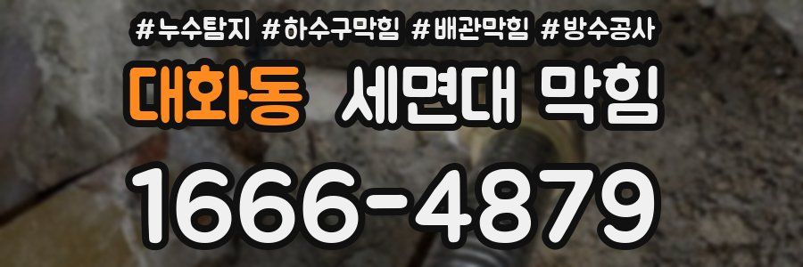 대화동 세면대 막힘