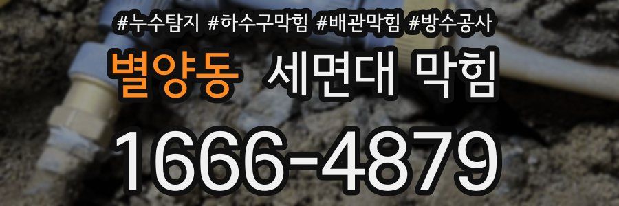 별양동 세면대 막힘