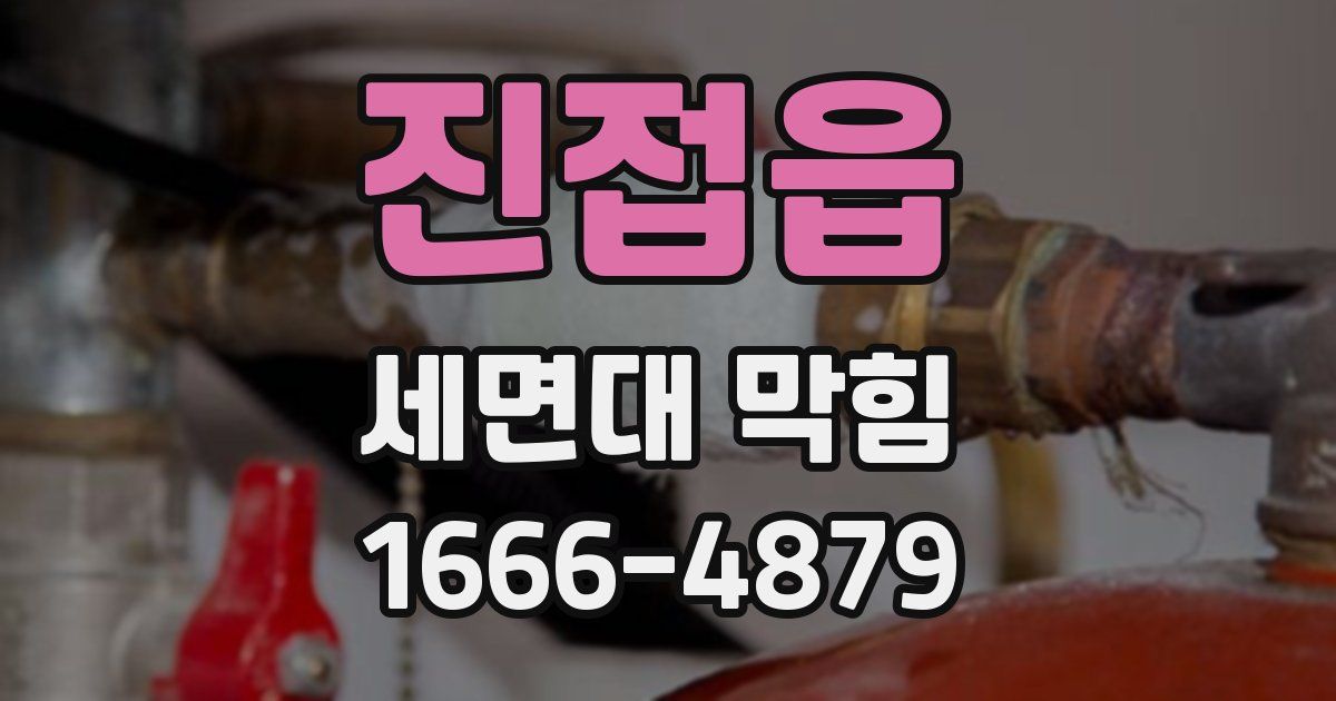 진접읍 세면대 막힘