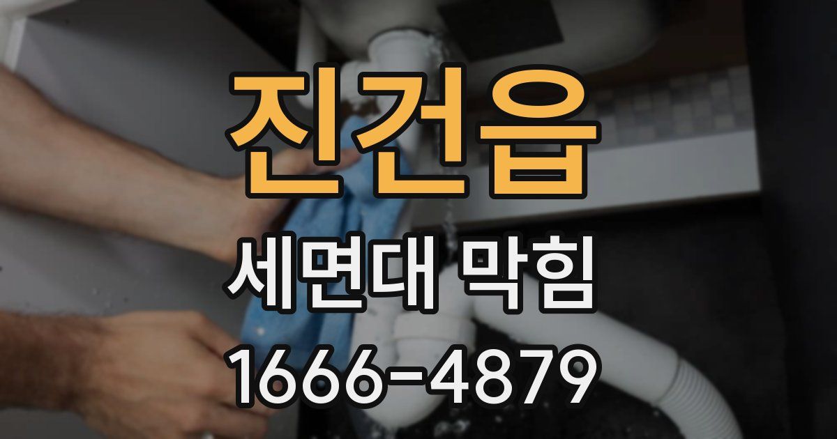 진건읍 세면대 막힘