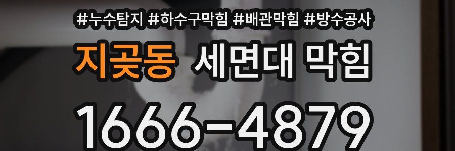 지곶동 세면대 막힘