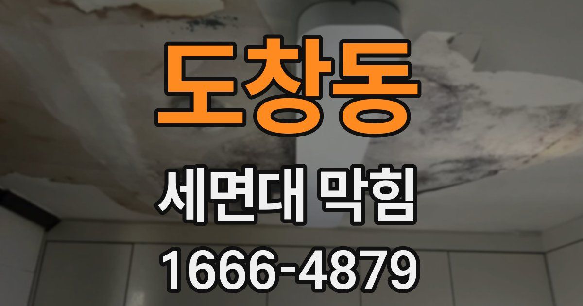 도창동 세면대 막힘
