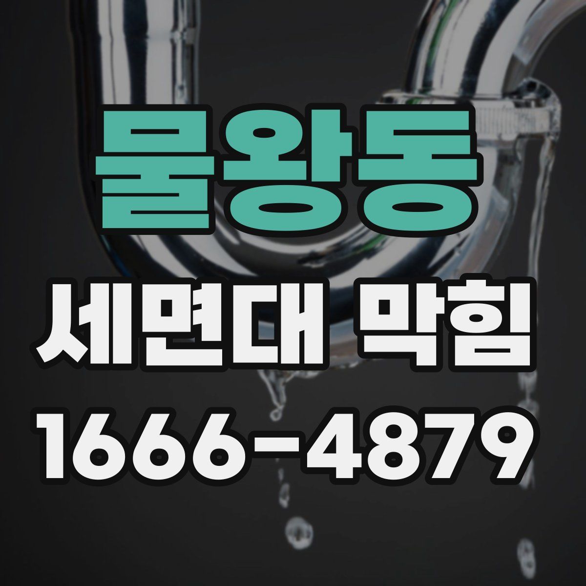 물왕동 세면대 막힘