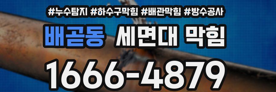 배곧동 세면대 막힘