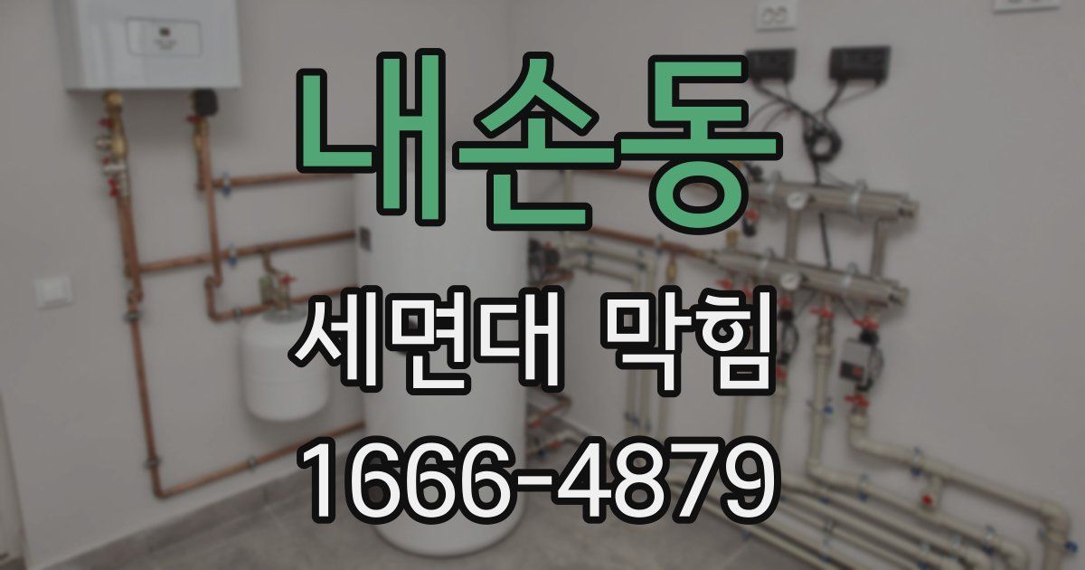 내손동 세면대 막힘