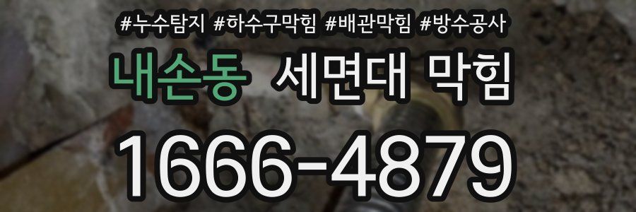 내손동 세면대 막힘