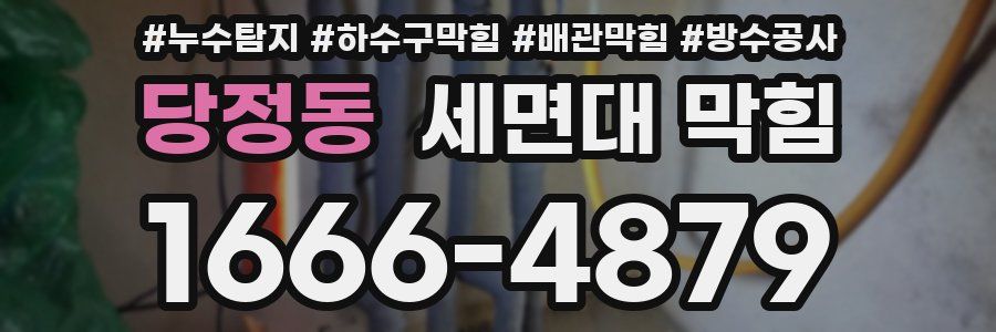 당정동 세면대 막힘