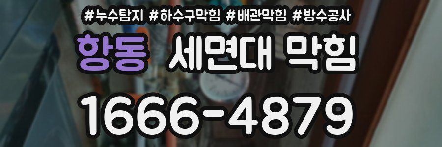 항동 세면대 막힘