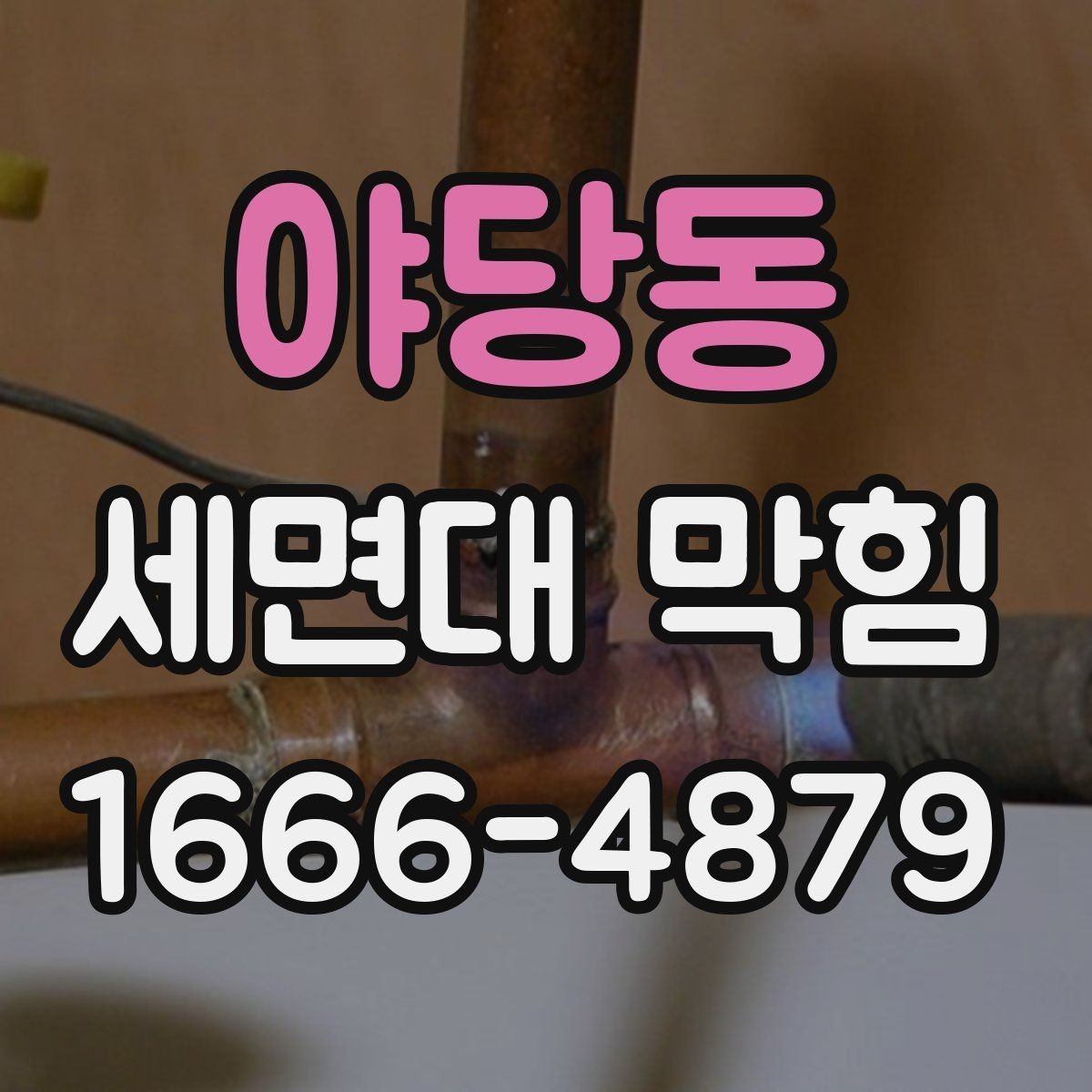 야당동 세면대 막힘 배수구 냄새와 함께 나타날 때