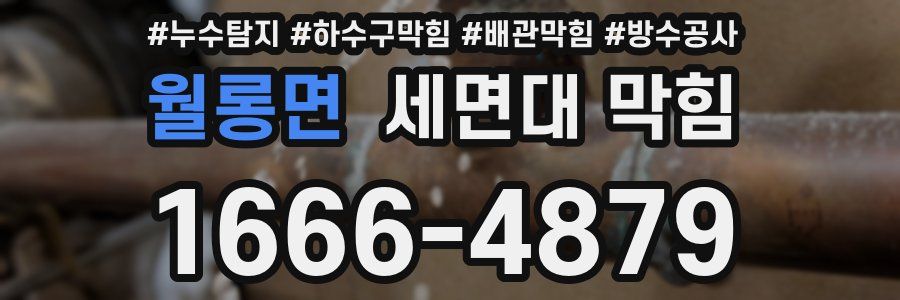 월롱면 세면대 막힘