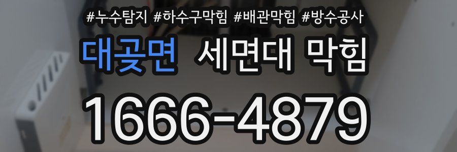 대곶면 세면대 막힘