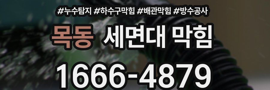 목동 세면대 막힘