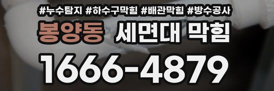 봉양동 세면대 막힘