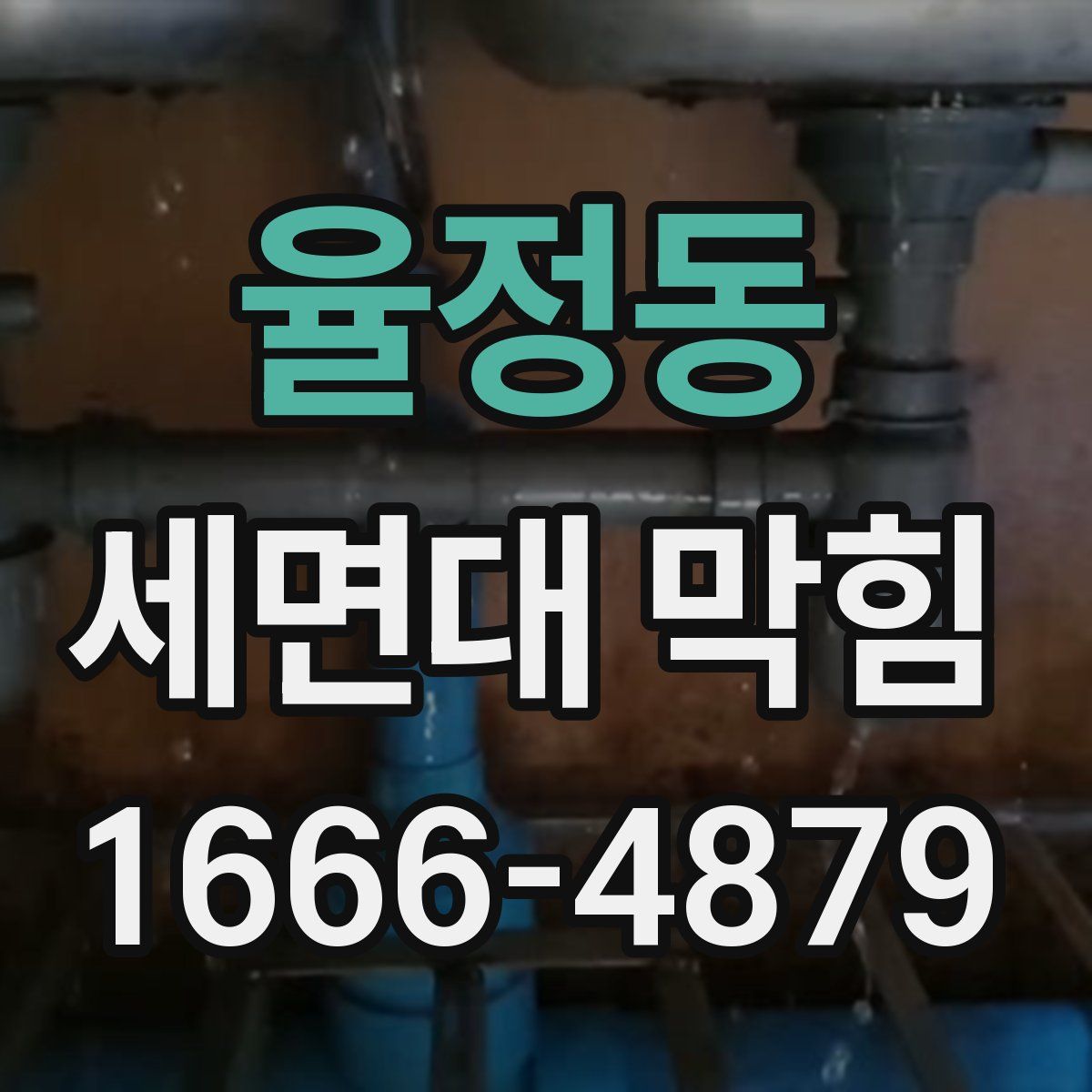 율정동 세면대 막힘