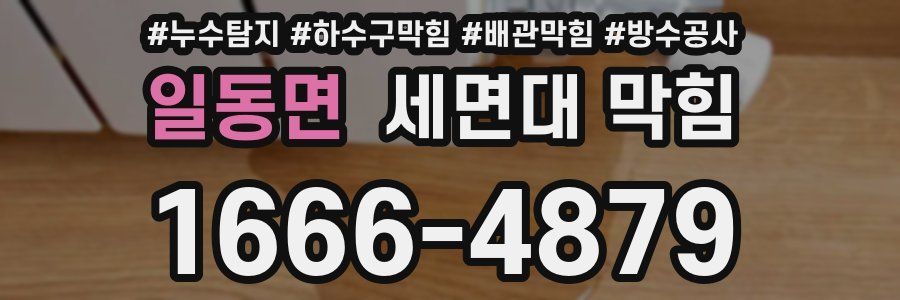 일동면 세면대 막힘