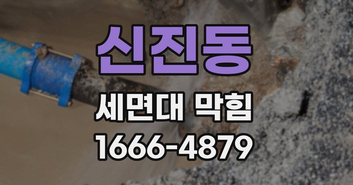신진동 세면대 막힘