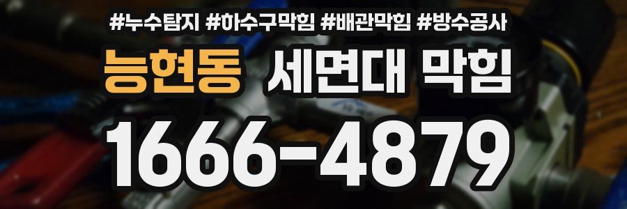 능현동 세면대 막힘