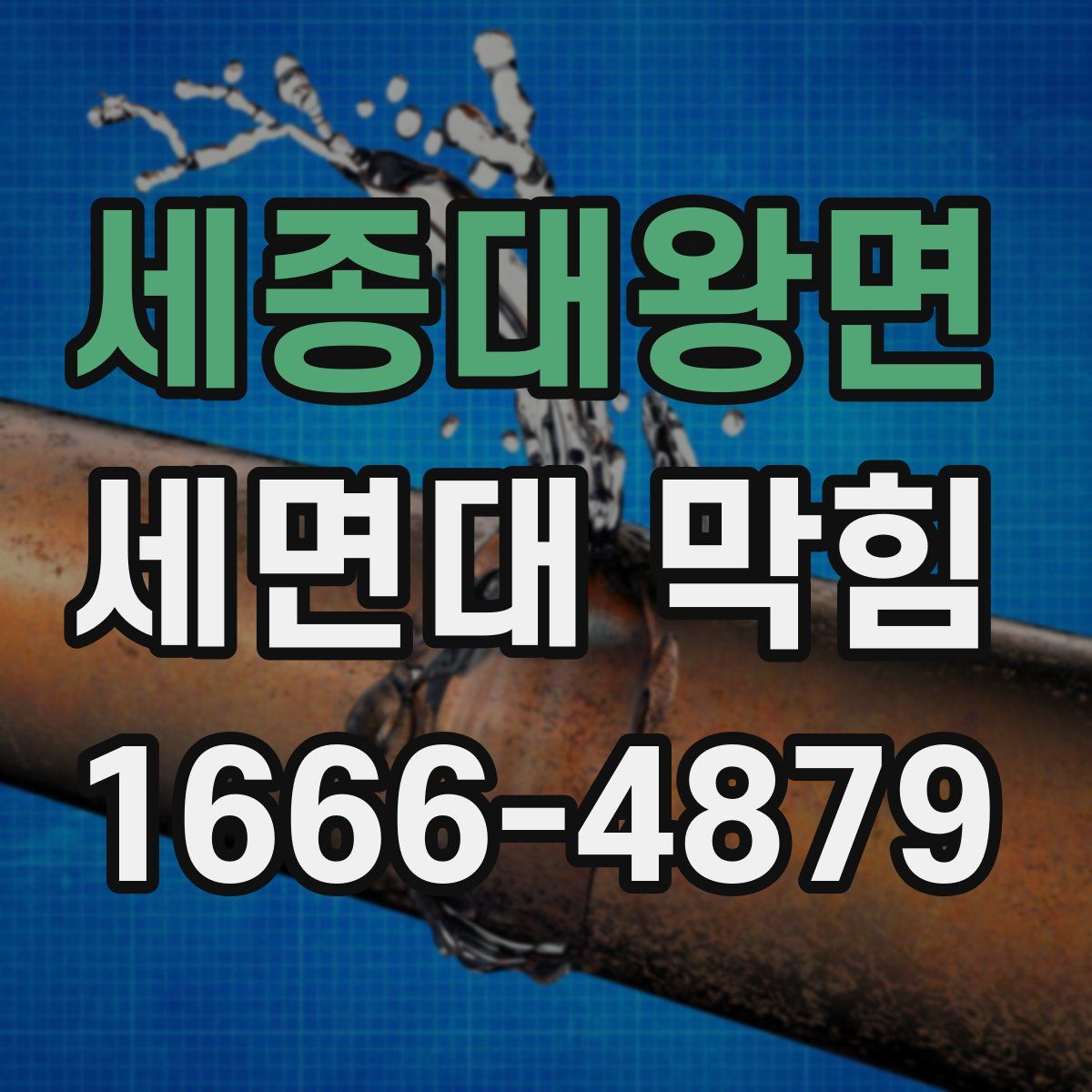 세종대왕면 세면대 막힘
