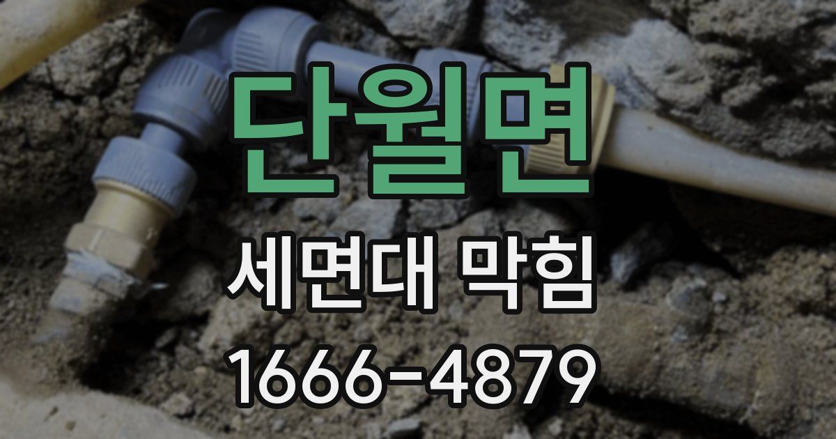 단월면 세면대 막힘