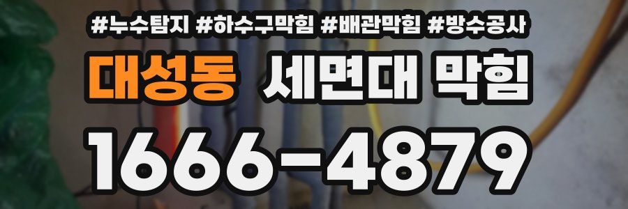 대성동 세면대 막힘