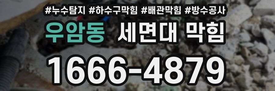 우암동 세면대 막힘
