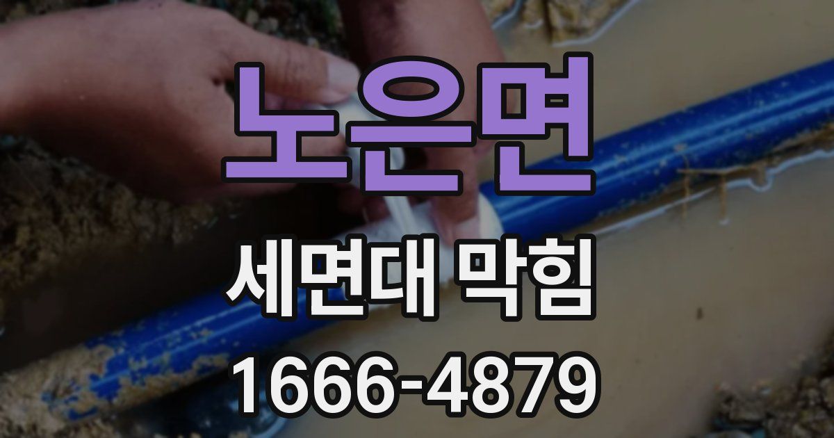 노은면 세면대 막힘