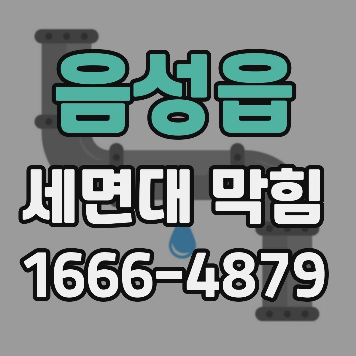 음성읍 세면대 막힘