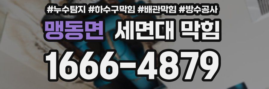 맹동면 세면대 막힘