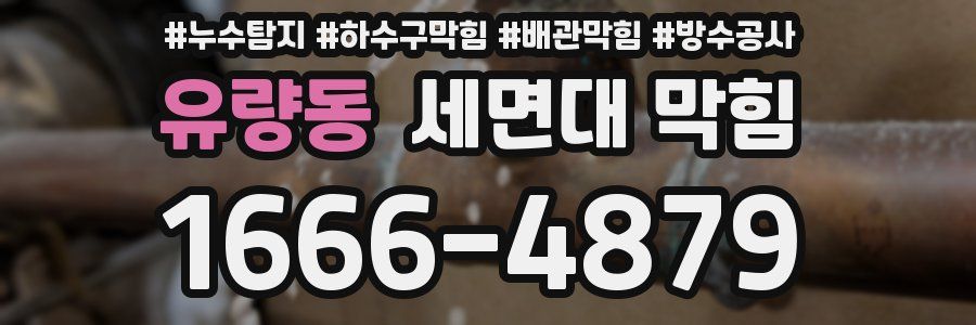 유량동 세면대 막힘