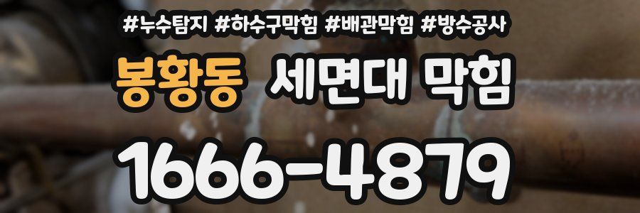 봉황동 세면대 막힘