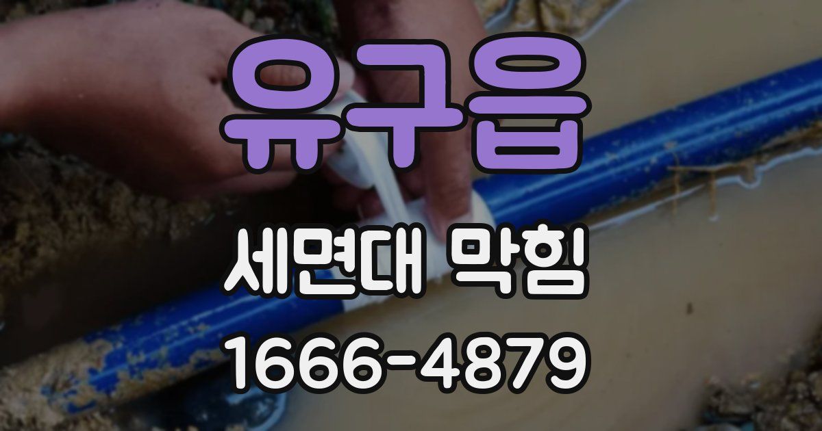 유구읍 세면대 막힘