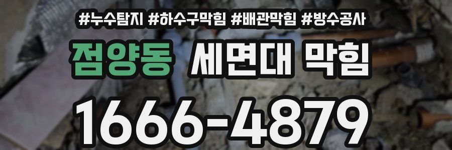 점양동 세면대 막힘